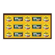 목우촌 원칙튜나 통조림선물세트 100호 + 쇼핑백, 1세트