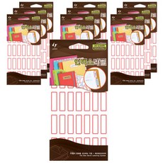 LATECH 索引標籤紙 20-G209 11 x 32 mm, R 紅色, 10個, 18入