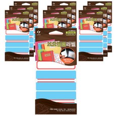 LATECH 索引保護膜標籤貼紙 20-P223 21 x 89 mm, R 紅色, 10個