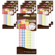 LATECH 索引分選紙標籤 20-H306 全息圖 5 色混裝, 10片