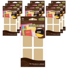 LATECH 索引牛皮標籤紙 20-KR-218 37 x 65 毫米, 單色, 10片