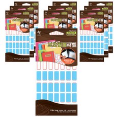 LATECH 索引保護膜標籤貼紙 20-P211 10 x 21 mm, R 紅色, 10個