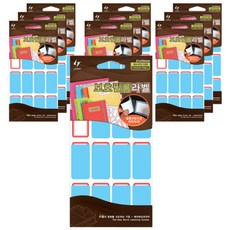 LATECH 保護膜標籤 20-P213 21*43mm, 紅色, 10片