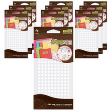 LATECH 索引分類用標籤貼紙 20-C306 W 白色, 10個