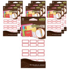 레이테크 인덱스 라벨 견출지 20-G104 27 x 34 mm, R 적색, 18개입, 10개