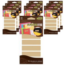 LATECH 索引牛皮標籤紙 20-KR-208 20 x 75 毫米, 單色, 10片