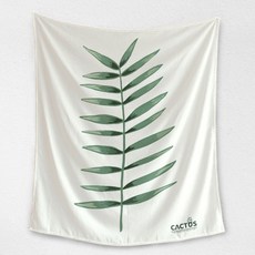 HelloArtist 植物葉片圖案掛布 TCB28 10號, 混色