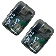 Kalron 微型SD多功能讀卡器 KR-610 2入, 黑色的
