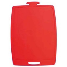 주방앤 실리콘 도마, 레드, 1개