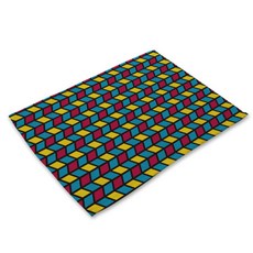 비케이 북유럽패턴 식탁매트, 9, 가로 42cm x 세로 32cm, 1개