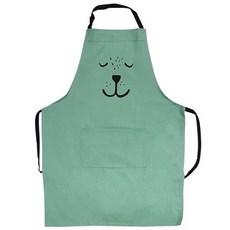 圖案圍裙, 薄荷綠