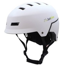 Junbike 自行車安全帽 JBH-1 白色+收納袋, 1個