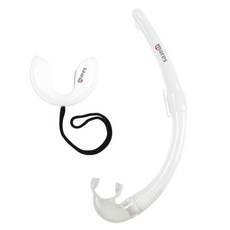 mares Golbangi 呼吸管 + 案例, 白色 (WH)