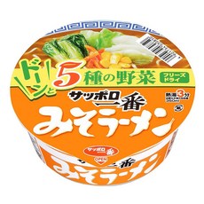 산요 사뽀로 된장맛 컵라면, 1개