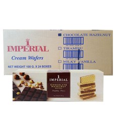 IMPERIAL 巧克力榛果威化餅, 100g, 24盒