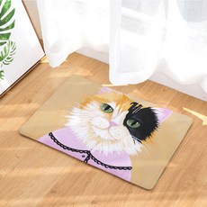 生活流行廚房浴室防滑貓插畫釋放墊A, 11