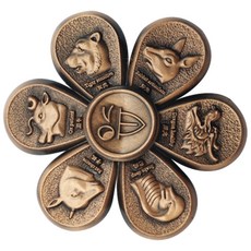 HD 메탈 고급형 스피너 AT2027, 혼합 색상, 1개