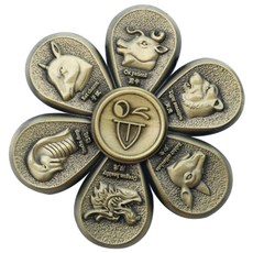 HD 메탈 고급형 스피너 AT2025 피젯스피너, 혼합 색상, 1개