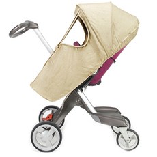 와우베이비 스토케 전용 사계절 방풍 커버, 베이지멜란지, 1개