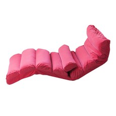 상도가구 텐글 1인 좌식 리클라이너 소파베드, 핫핑크