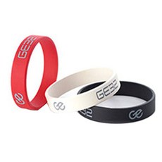 Genova 鍺三重奏帶S紅+白+黑健康手鍊, 3片