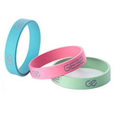 粉色+橄欖綠色+藍色健康鍺手環, 3片