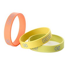 Genova 鍺三重奏帶L橙+綠+黃保健手環, 3片