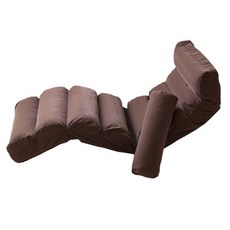 상도가구 텐글 1인 좌식 리클라이너 소파베드, 브라운