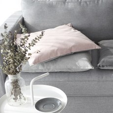 DECOVIEW 摩登水洗款坐墊套, 粉色的