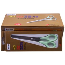 화신공업 752 고급 사무용 가위, 그린, 10개입
