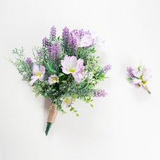 THE FLOWERMARKET 薰衣草大波斯菊花束, 混色