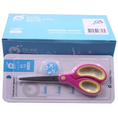 화신공업 프리미엄 스마트 왼손가위 PS-610, 랜덤 발송, 10개입