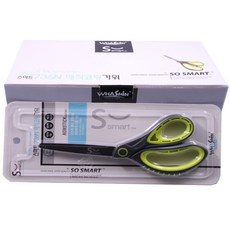 화신공업 스마트 매직코팅 가위 WS-736N, 혼합 색상, 10개입