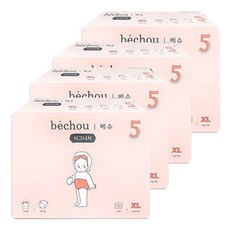베슈 시그니처 밴드 기저귀 여아용, 5단계, 104매