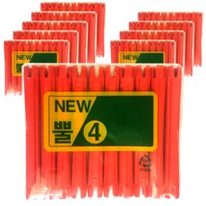 三和美工 牛角燙髮捲 4號, 單一顏色, 10個