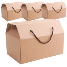 多用途提繩手提盒 6號, 混合顏色, 4個