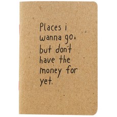 Ashkahn 플레이스 미니 노트북 32페이지, 혼합 색상, 1개