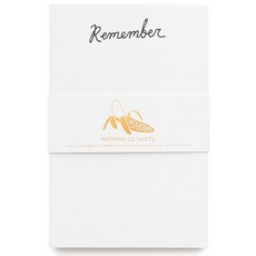 Ashkahn 리멤버 노트패드 50장, 혼합 색상, 1개