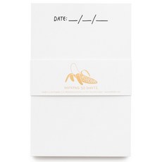 Ashkahn 데이트 노트패드 50장, 혼합 색상, 1개