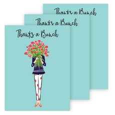 花束感謝卡, 混色, 3片