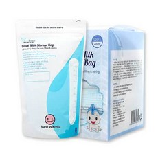 플러스베베 안심보관 일회용 모유 저장팩 200ml, 120개입, 1개