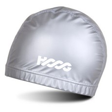 HOOG 聚氨酯塗層泳帽 SUC123, 銀色, 1個