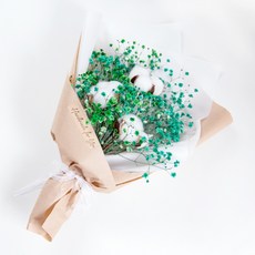 더플라워마켓 목화 프리저브드 안개꽃다발, 그린