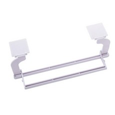 크레바스 주방 씽크대 폴딩 행주수건걸이, 화이트, 1개