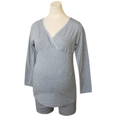 마미누리 W라인 임부 내의 상하의 세트