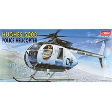 ACADEMY HOBBY MODEL KITS 1:48比例Hughes 500D巡邏直升機模型 12249, 1盒