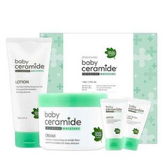그린핑거 베이비 세라마이드 로션 180g + 크림 150g + 여행용 로션 40ml + 워시 40ml, 1세트