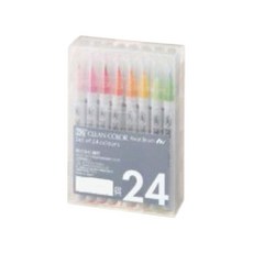 SIGG CLENA COLOR 真毛筆 24色組, RB-6000AT, 1組