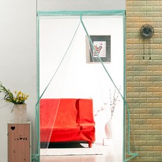 ALTTEURI 玄關/房門用EVA防風塑膠膜 + 雙面膠帶, 薄荷綠