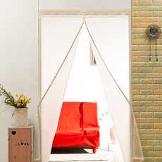 ALTTEURI EVA防風塑膠膜 玄關/房門用 半透明 + 雙面膠帶, 米色